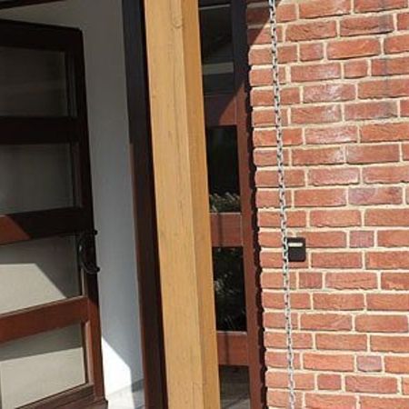 Aufnahme unseres Eingangs von Außen